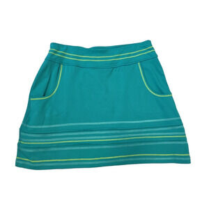 Title Nine Teal Women's Skirt with Yellow Accents